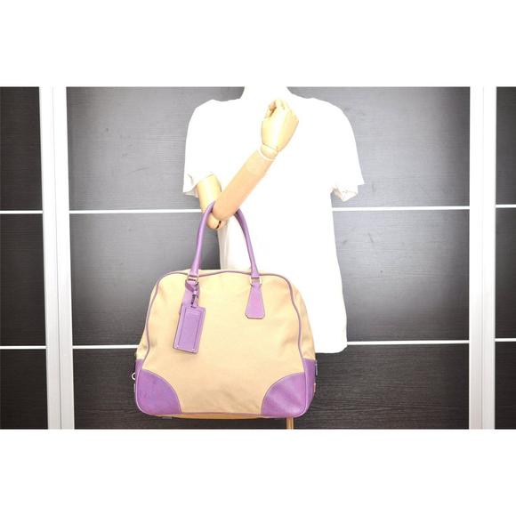 Auth Prada Vintage Canvas Leather #74819P22B - Picture 12 of 15